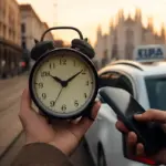 Quali sono gli orari migliori per chiamare un taxi a Milano? Minimizza tempi d’attesa e traffico